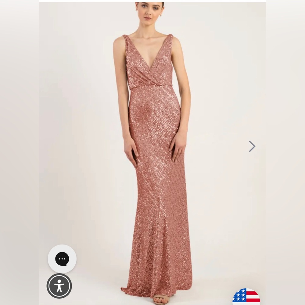 Jenny Yoo Billie Bridesmaid Dress in English Rose